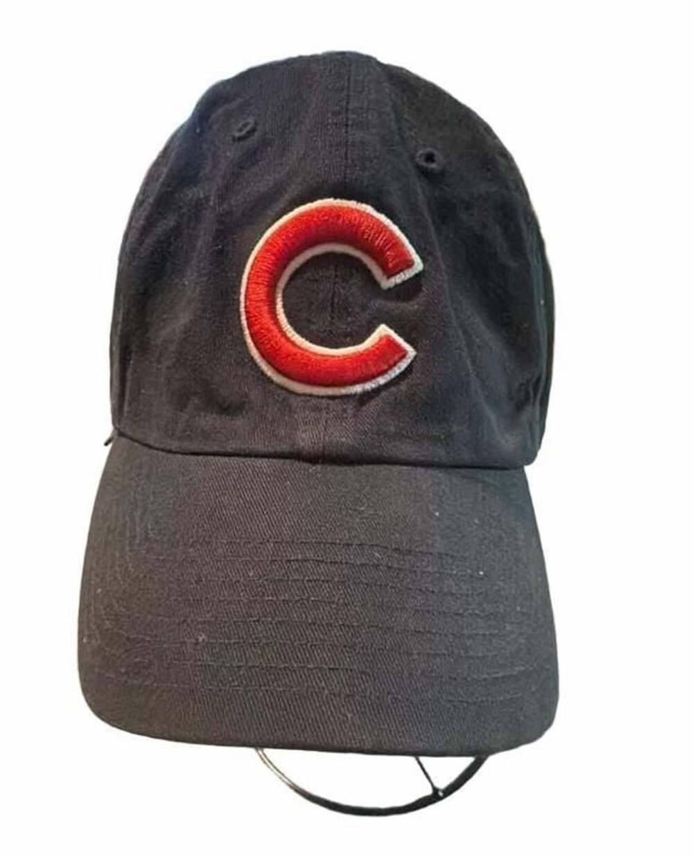 '47 Brand Chicago Cubs Clean Up Adjustable Hat Black